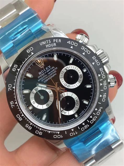 rolex daytona black replica